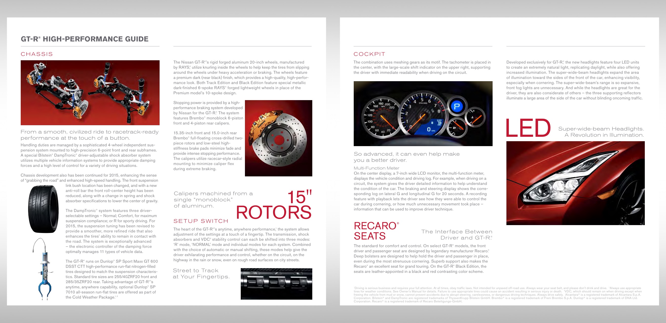 2015 Nissan GT-R Brochure Page 2